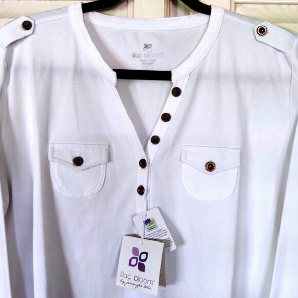 Gap Linen Crop Trousers, White Top, Sleeveless Vest, & Scarf Bundle, SZ 12/Lg - Picture 8 of 16